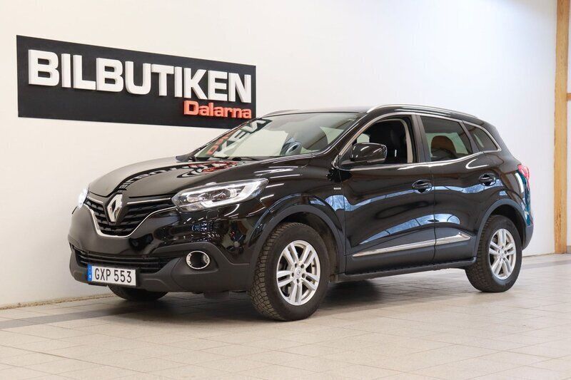 Svart Begagnad 2018 Renault Kadjar LIMITED SUV | 154 500 kr (Marknadspris) - Bild 1/4