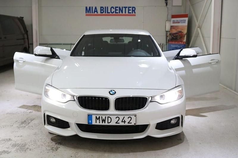 Begagnad BMW 418 Gran Coupé M Sport 150 HK (110 kW) 2015 Vit Sportkupé