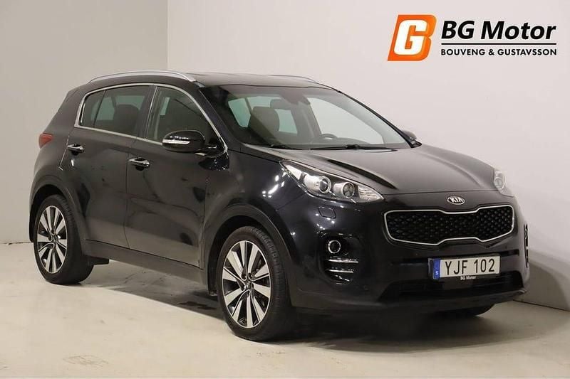 Svart Begagnad 2016 Kia Sportage Advance SUV | 174 900 kr (Marknadspris) - Bild 1/4