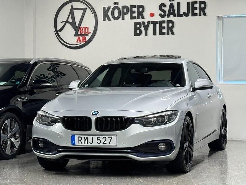 Silver Begagnad 2017 BMW 420 Gran Coupé Sport Line Sportkupé | 239 900 kr (Marknadspris) - Bild 1/4