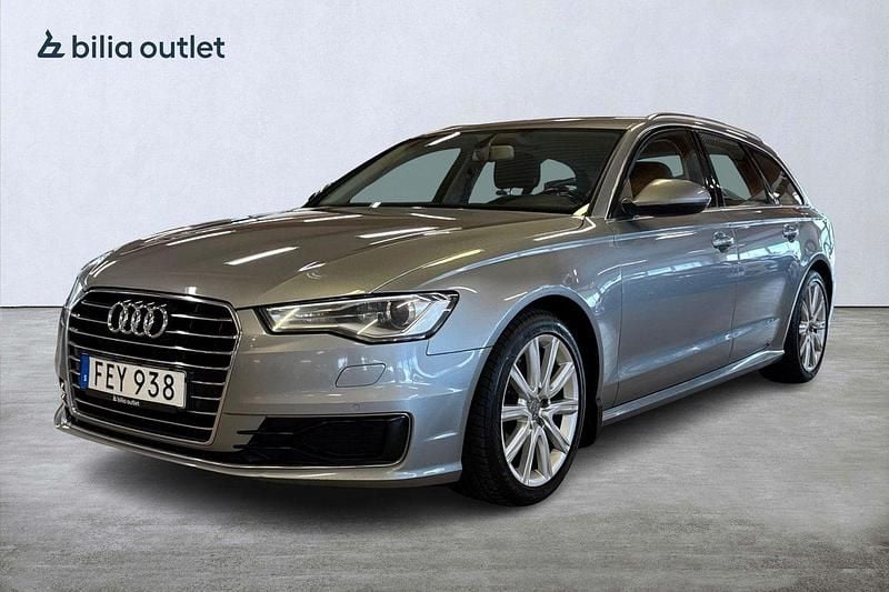 Grå Begagnad 2015 Audi A6 Sport Kombi | 169 900 kr (Marknadspris) - Bild 1/3