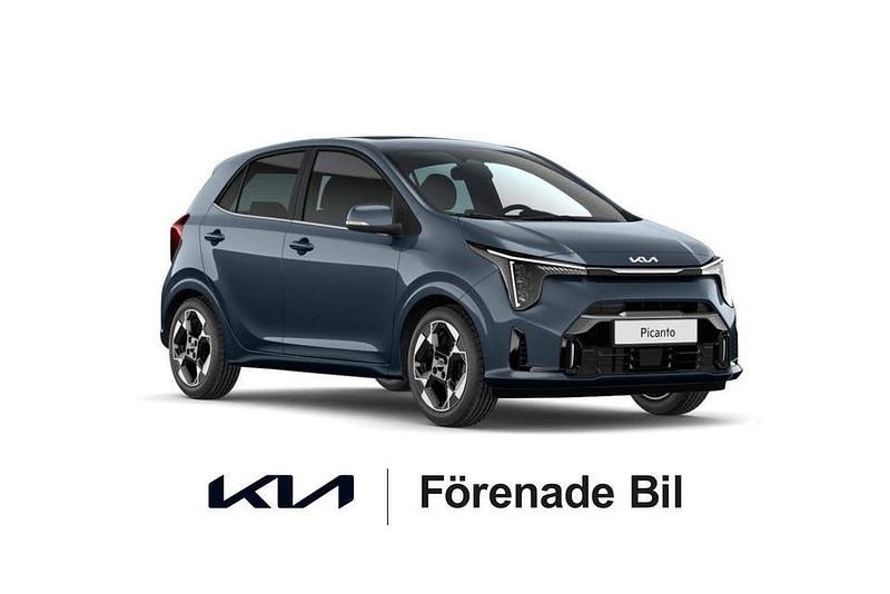 Blå Ny 2025 Kia Picanto Halvkombi | 191 800 kr (Marknadspris) - Bild 1/4