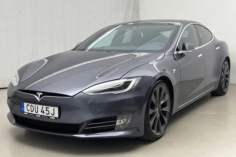 Grå Begagnad 2019 Tesla Model S Standard Range Sedan | 255 000 kr (Superpris) - Bild 1/4
