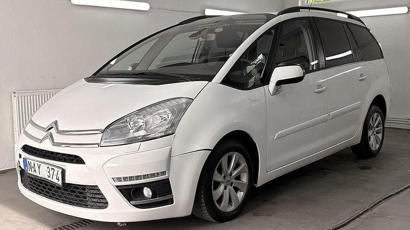 Vit Begagnad 2012 Citroën Grand C4 Picasso Minibuss | 37 900 kr (Bra pris) - Bild 1/4