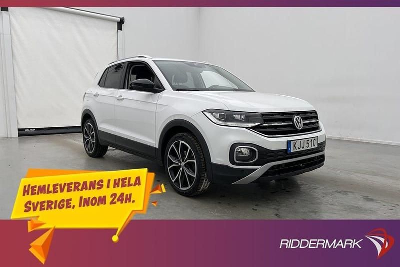 Vit Begagnad 2020 VW T-Cross GT SUV | 174 800 kr (Marknadspris) - Bild 1/3