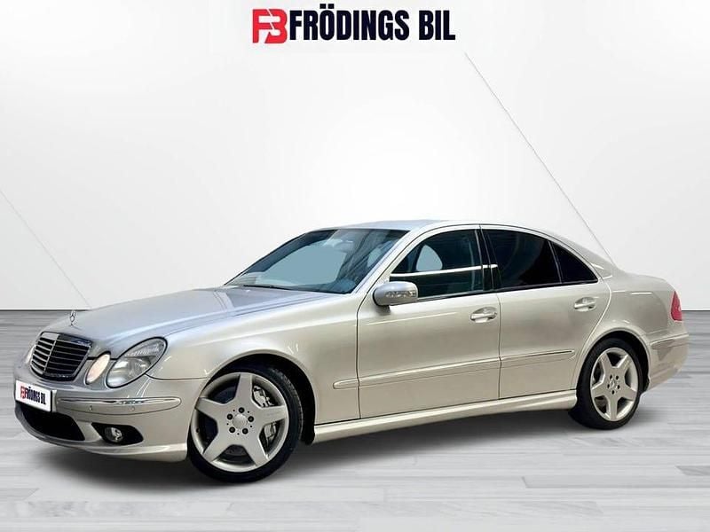 Silver Begagnad 2003 Mercedes E55 AMG Avantgarde Sedan | 259 900 kr - Bild 1/4