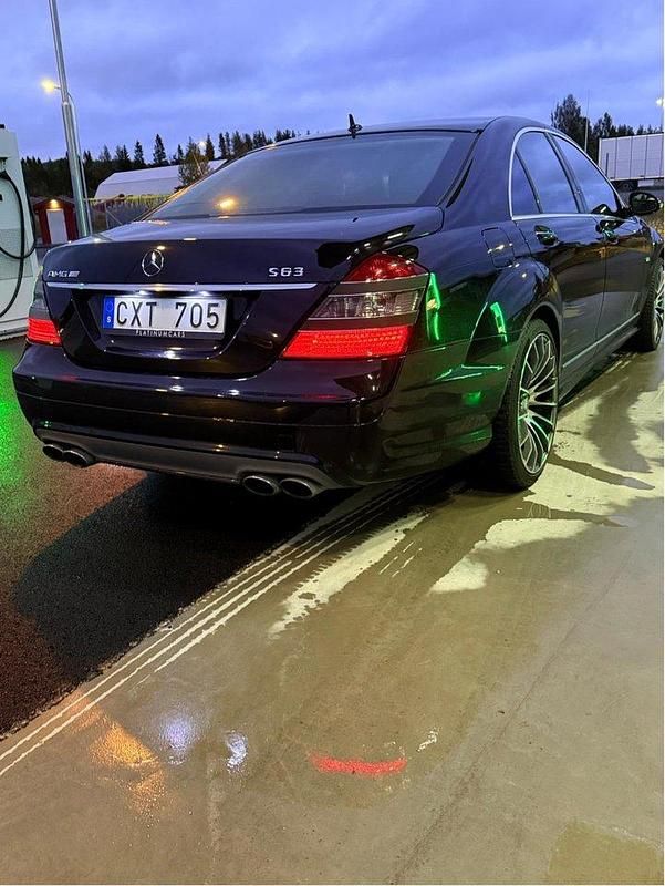 Svart Begagnad 2008 Mercedes S63 AMG AMG Sedan | 239 000 kr - Bild 1/4
