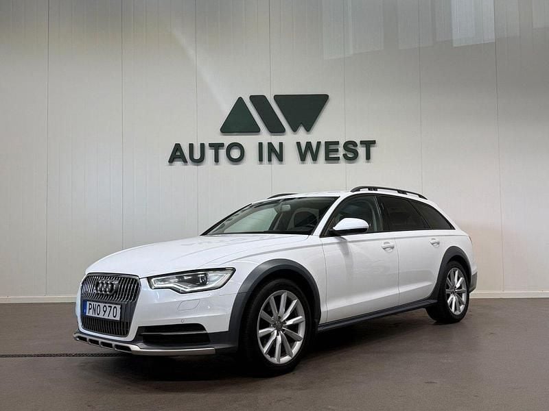 Vit Begagnad 2014 Audi A6 Allroad Sport Kombi | 149 900 kr (Marknadspris) - Bild 1/4
