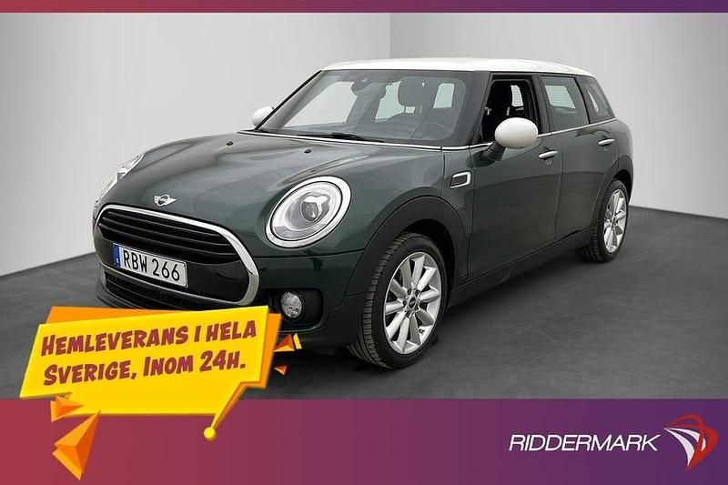 Begagnad Mini Clubman Pepper 136 HK (100 kW) 2015 Grön Kombi
