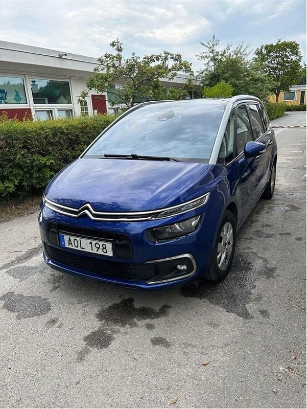 Blå Begagnad 2019 Citroën Grand C4 Picasso Minibuss | 139 900 kr (Marknadspris) - Bild 1/4