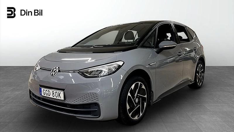 Moonstone grey Begagnad 2022 VW ID.3 Pro Halvkombi | 264 900 kr (Marknadspris) - Bild 1/4