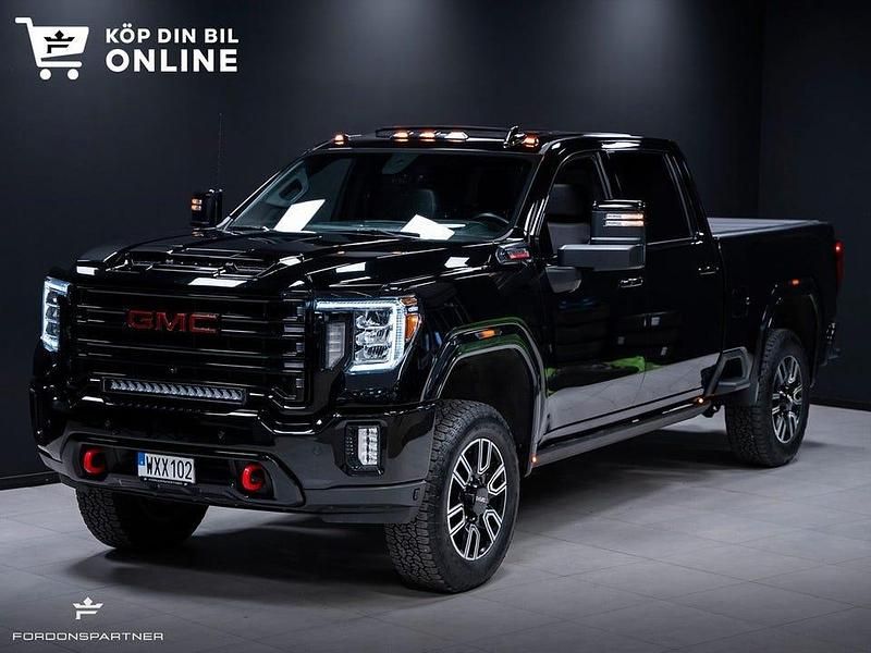 Svart Begagnad 2023 GMC Sierra Pickup | 1 299 900 kr - Bild 1/4