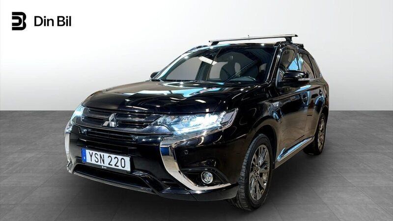 Svart Begagnad 2017 Mitsubishi Outlander P-HEV Edition SUV | 179 900 kr (Marknadspris) - Bild 1/4