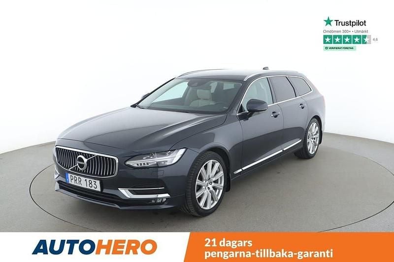 Grå Begagnad 2018 Volvo V90 Inscription Kombi | 189 000 kr (Superpris) - Bild 1/4