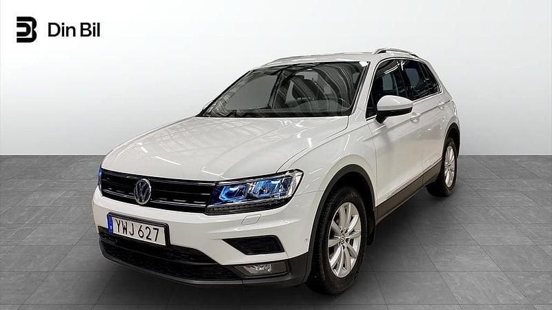 Vit Begagnad 2018 VW Tiguan SUV | 249 900 kr (Marknadspris) - Bild 1/4