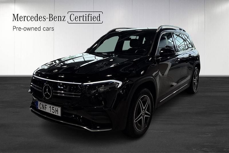 Svart Begagnad 2022 Mercedes EQB300 AMG SUV | 399 900 kr (Lite dyr) - Bild 1/4