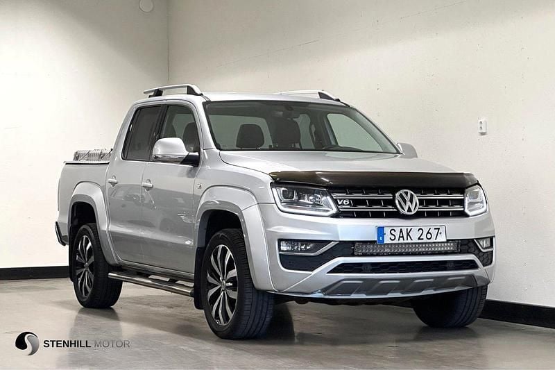 Silver Begagnad 2018 VW Amarok Aventura Pickup | 286 250 kr (Marknadspris) - Bild 1/4
