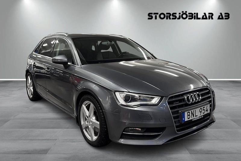 Grå Begagnad 2014 Audi A3 Ambition | 154 000 kr (Lite dyr) - Bild 1/4