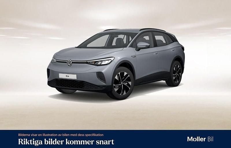 Grå (moonstone grey) Begagnad 2022 VW ID.4 Pro Performance SUV | 299 900 kr (Superpris) - Bild 1/4