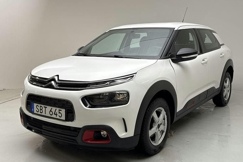 Vit Begagnad 2018 Citroën C4 Cactus PureTech Halvkombi | 80 000 kr (Superpris) - Bild 1/4