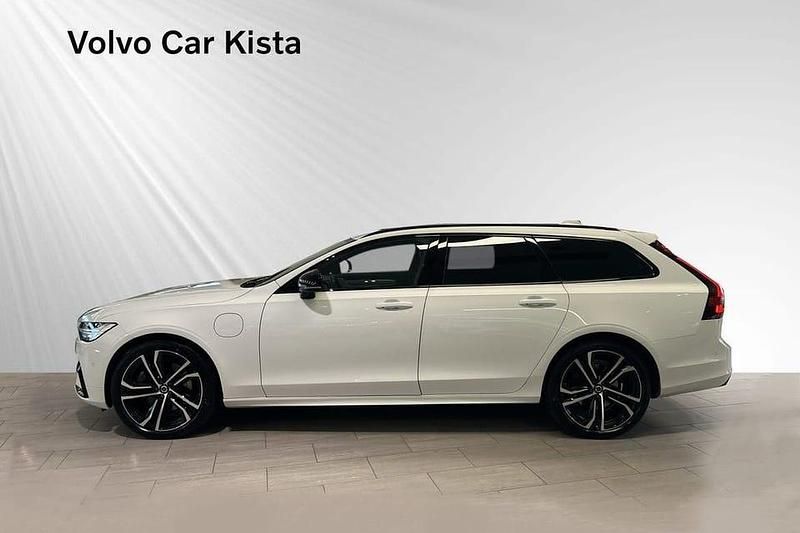 Begagnad Volvo V90 R-Design Pro 397 HK (291 kW) 2022 Vit Kombi
