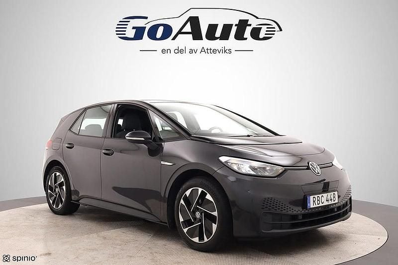 Begagnad VW ID.3 Pro Performance 152 kW (207 HK) 2021 Grå Halvkombi