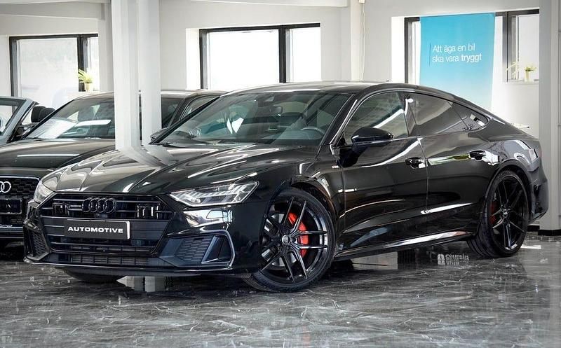 Begagnad Audi A7 S-Line 231 HK (169 kW) 2019 Svart Sedan