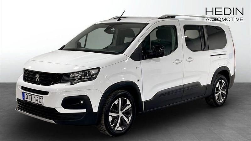 Vit Begagnad 2021 Peugeot Rifter Minibuss | 239 900 kr (Marknadspris) - Bild 1/4