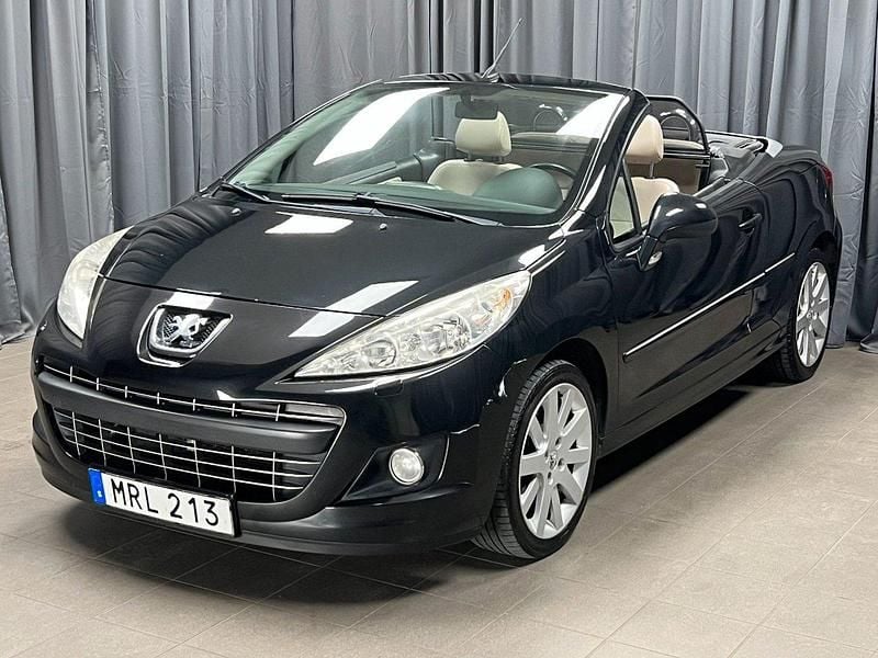 Svart Begagnad 2011 Peugeot 207 CC Cab | 64 900 kr (Lite dyr) - Bild 1/4