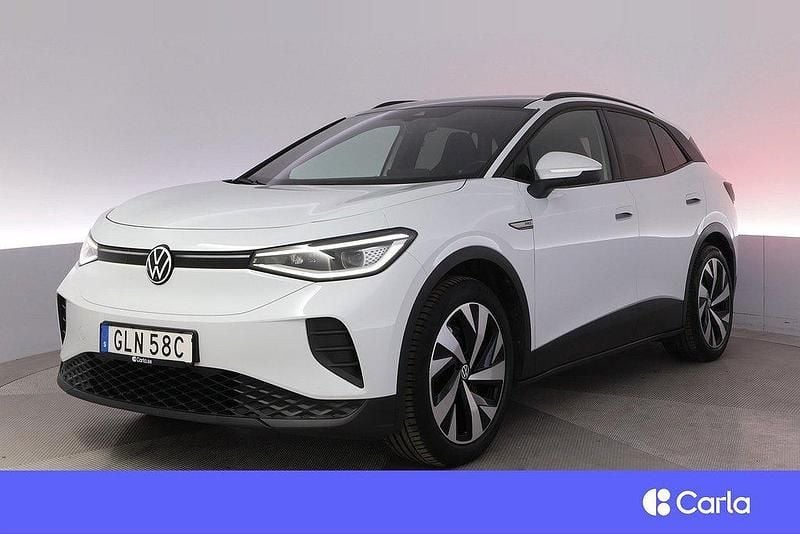 Vit Begagnad 2021 VW ID.4 SUV | 369 900 kr - Bild 1/4