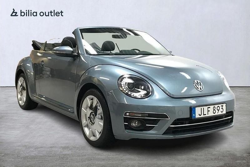Begagnad VW Beetle Cabriolet 150 HK (110 kW) 2018 Blå Cab