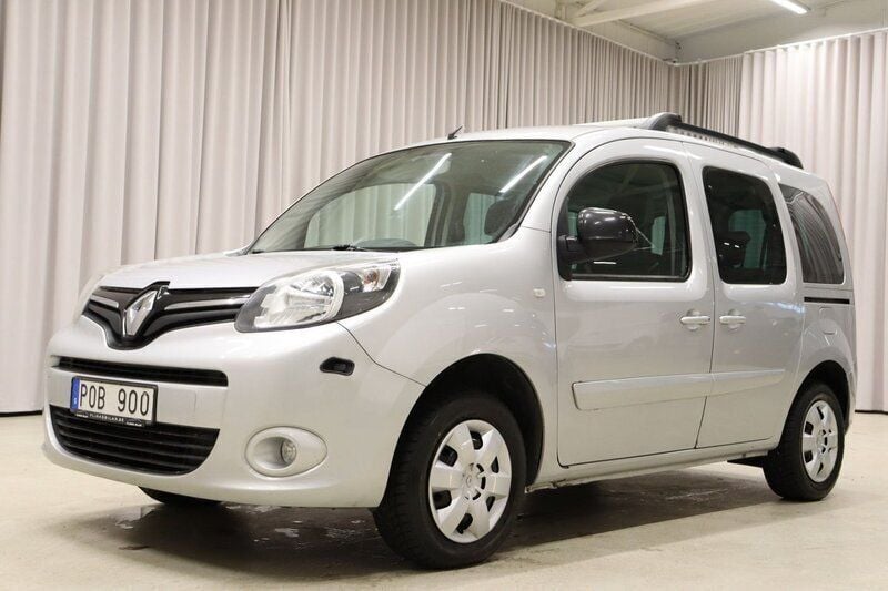 Grå Begagnad 2013 Renault Kangoo Minibuss | 79 900 kr - Bild 1/4