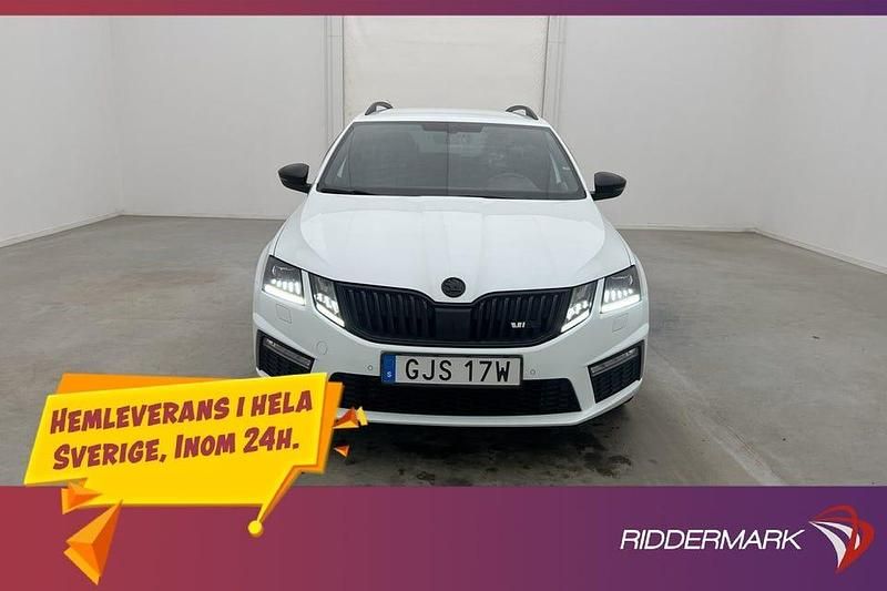 Begagnad Skoda Octavia RS 245 HK (180 kW) 2019 Vit Kombi
