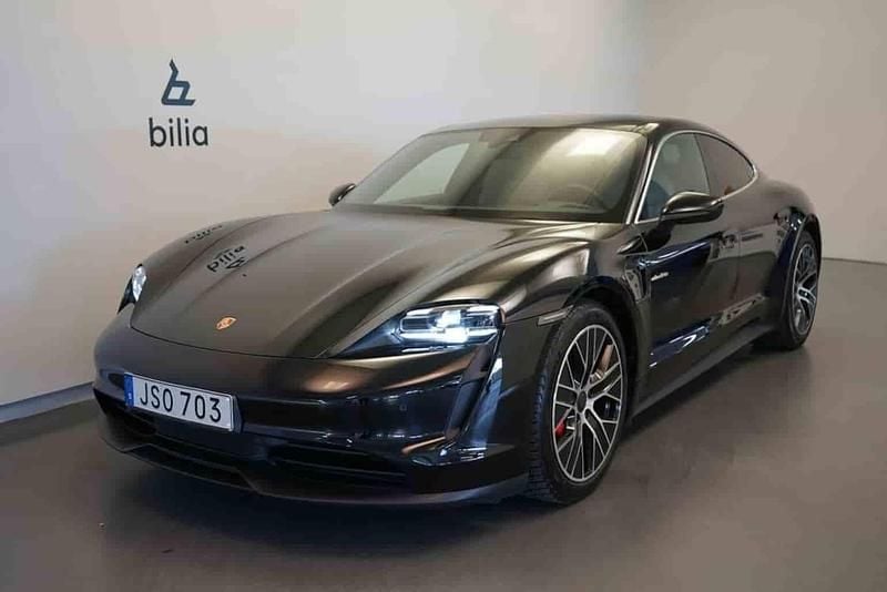 Svart Begagnad 2021 Porsche Taycan 4S Sedan | 699 500 kr - Bild 1/1