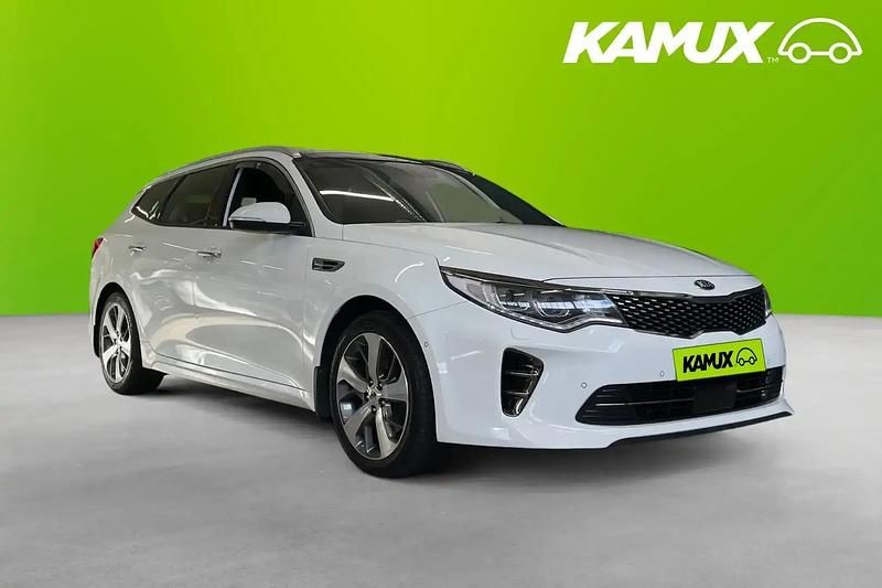 Vit Begagnad 2018 Kia Optima GT-Line Kombi | 189 900 kr (Marknadspris) - Bild 1/4