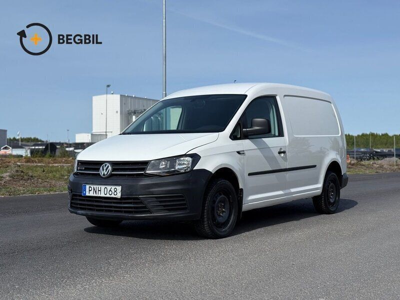 Vit Begagnad 2017 VW Caddy Maxi Minibuss | 198 750 kr (Marknadspris) - Bild 1/4