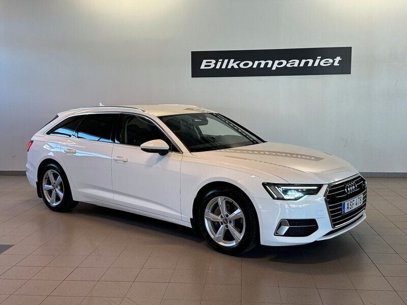 Vit Begagnad 2018 Audi A6 Sport Kombi | 266 000 kr (Marknadspris) - Bild 1/4