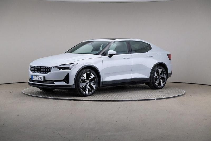 Silver Begagnad 2022 Polestar 2 Plus Sedan | 325 000 kr (Bra pris) - Bild 1/4