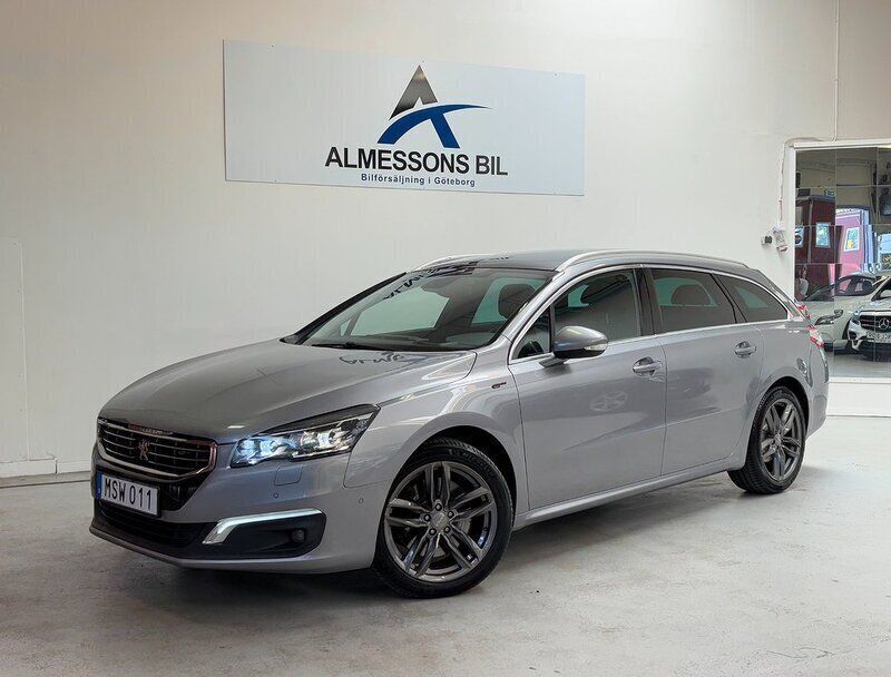 Grå Begagnad 2015 Peugeot 508 GT Kombi | 99 900 kr (Bra pris) - Bild 1/4