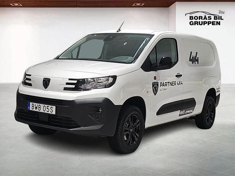 Vit Ny 2025 Peugeot Partner Minibuss | 529 000 kr (Superpris) - Bild 1/4