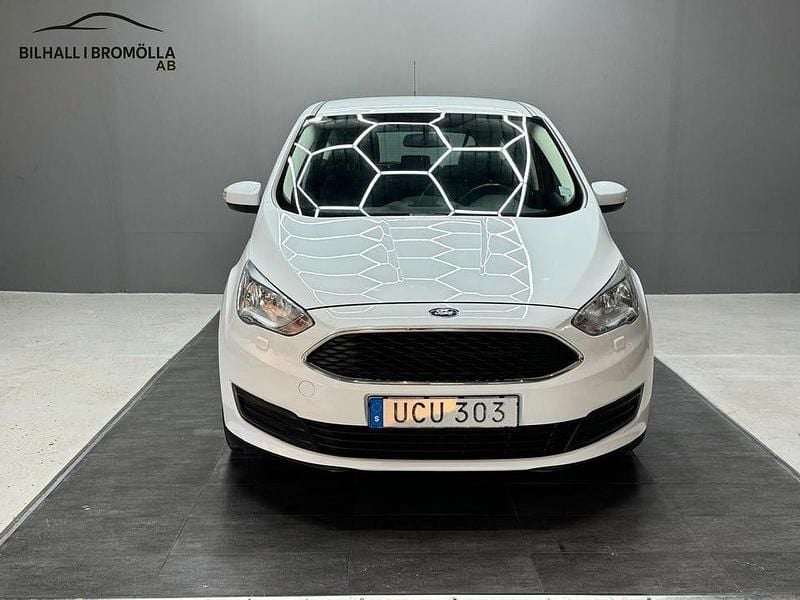 Vit Begagnad 2017 Ford C-MAX Trend Minibuss | 94 900 kr (Marknadspris) - Bild 1/4