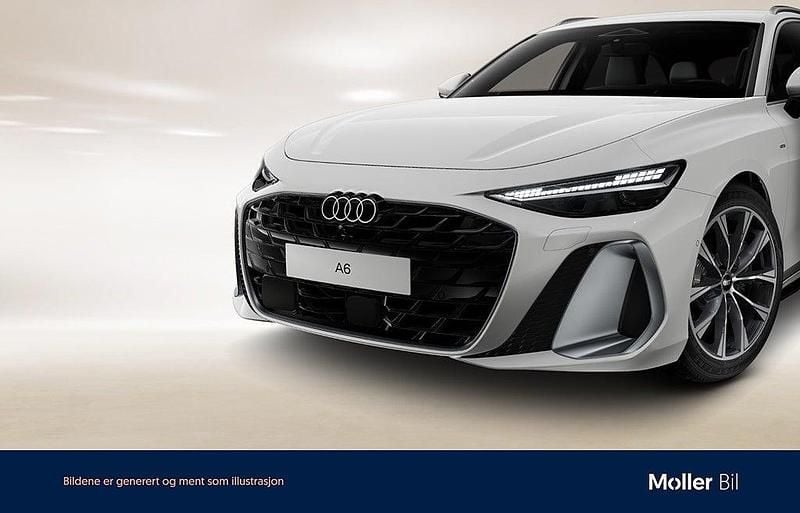 Vit Ny 2026 Audi A6 S-Line Kombi | 709 000 kr - Bild 1/4