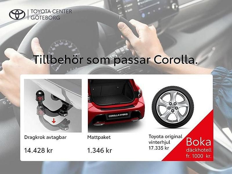 Begagnad Toyota Corolla Hybrid Style 124 HK (91 kW) 2021 Vit Halvkombi