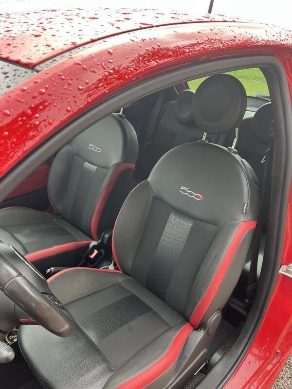 Röd Begagnad 2014 Fiat 500 Halvkombi | 55 000 kr - Bild 1/4