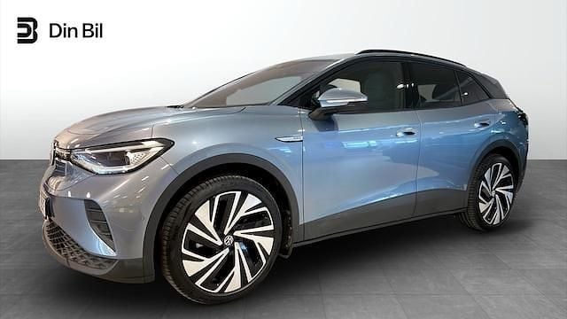 Blå (stonewashed blue metallic) Begagnad 2022 VW ID.4 Pro SUV | 339 000 kr (Superpris) - Bild 1/4