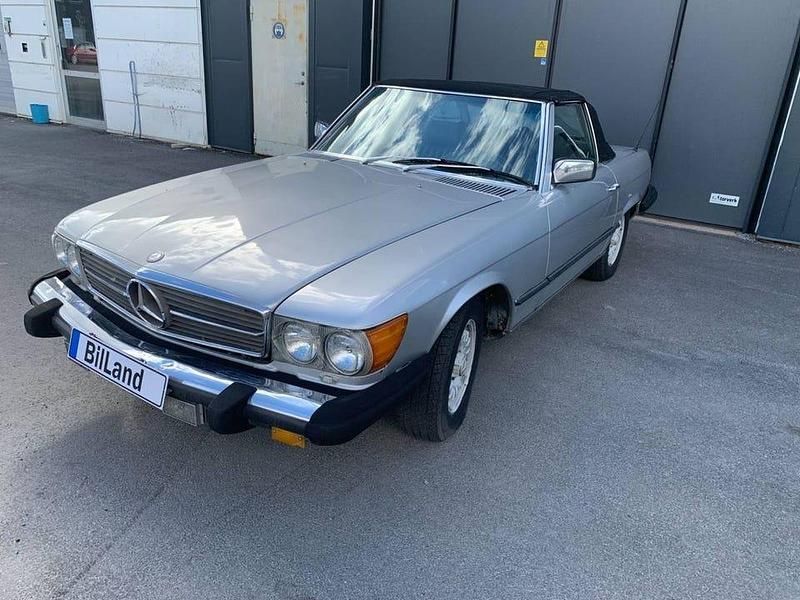 Silver Begagnad 1978 Mercedes SL450 Cab | 189 900 kr - Bild 1/4
