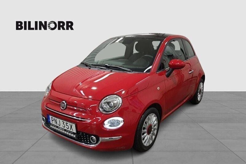 Röd Begagnad 2021 Fiat 500 Halvkombi | 129 900 kr (Marknadspris) - Bild 1/4