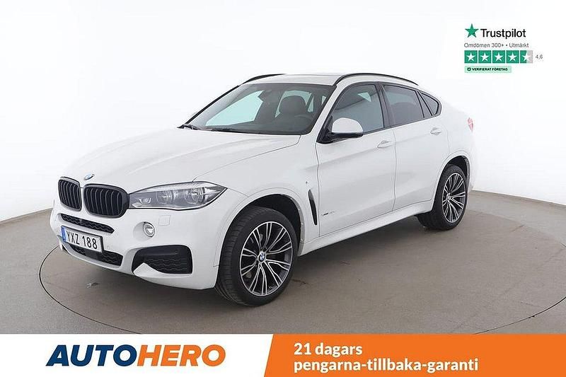 Vit Begagnad 2018 BMW X6 M Sport SUV | 517 000 kr (Dyr) - Bild 1/4