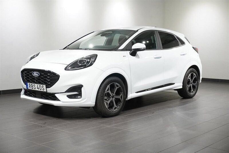 Vit Ny 2024 Ford Puma ST-Line SUV | 269 900 kr (Superpris) - Bild 1/2
