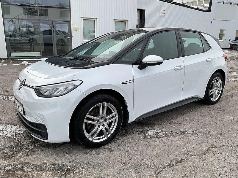 Begagnad VW ID.3 Pro Performance 150 kW (204 HK) 2021 Vit Halvkombi